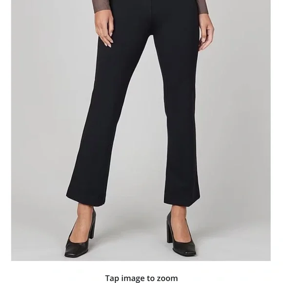 Spanx polished kick flare in classic navy - Picture 2 of 7